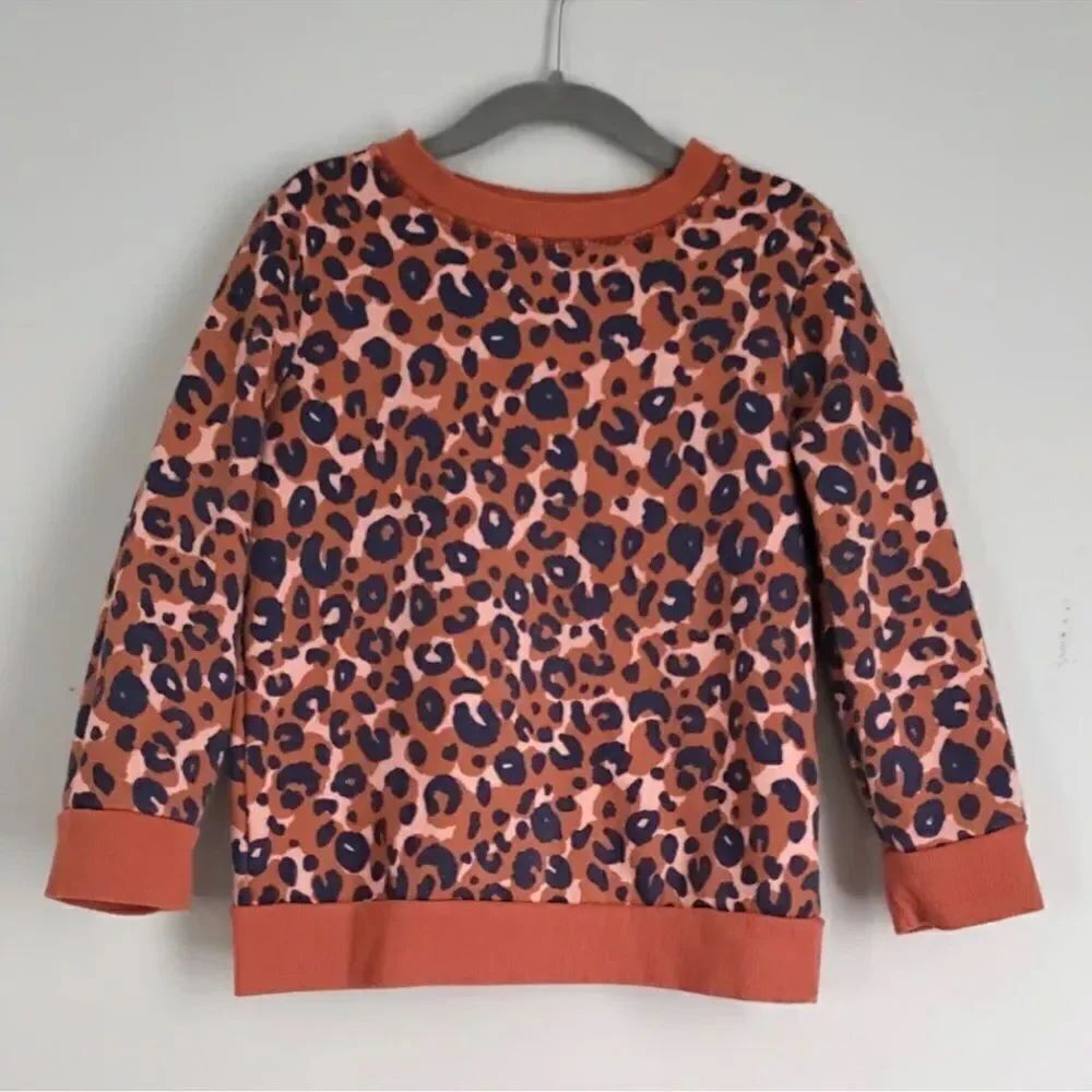 3For$20 Cat & Jack Leopard Print Sweater NWT Sizes 4/5 and 7/8